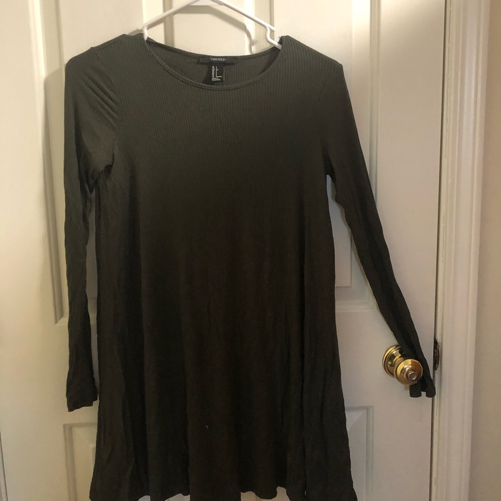Forever 21 Olive Swing Dress